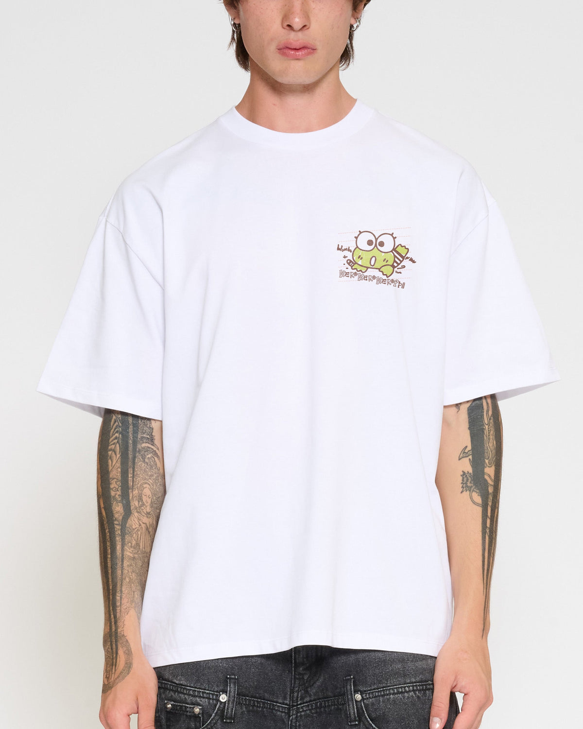 Keroppi Scribble Oversized Tee