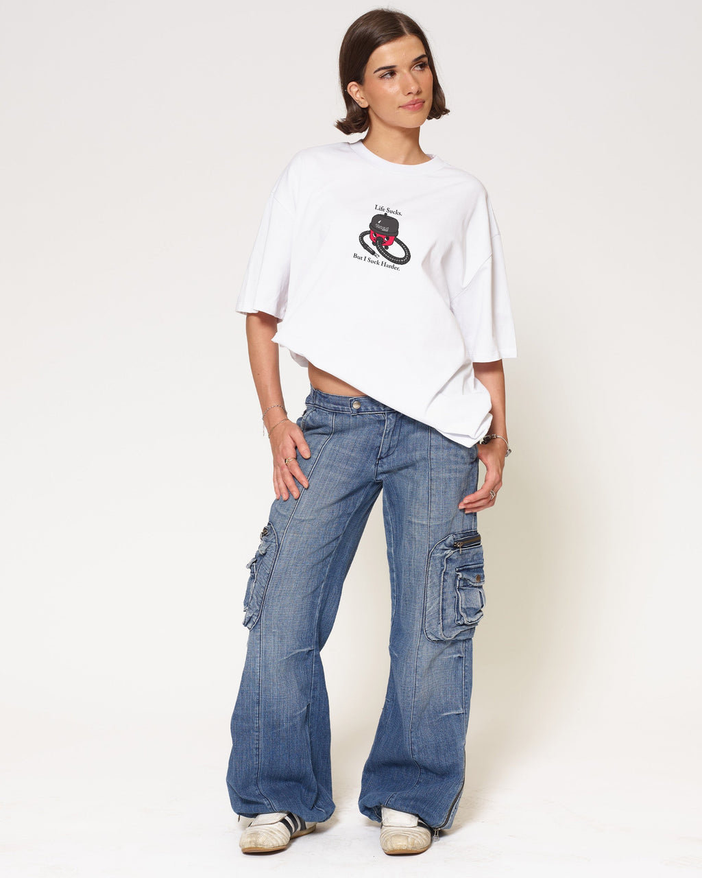 Life Sucks Oversized Tee