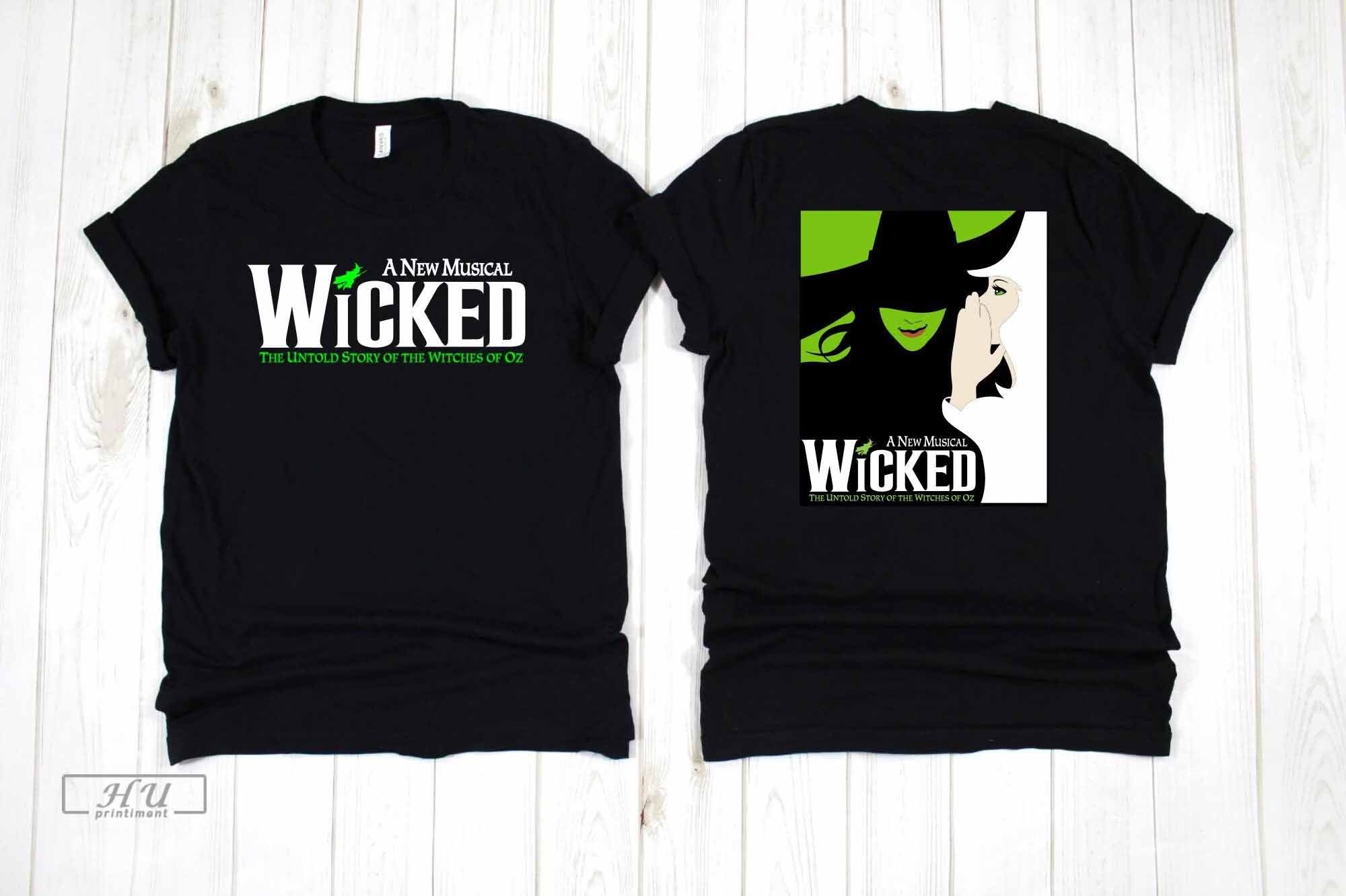 Wicked Broadway A New Musical Shirt Broadway Wicked Large Logo