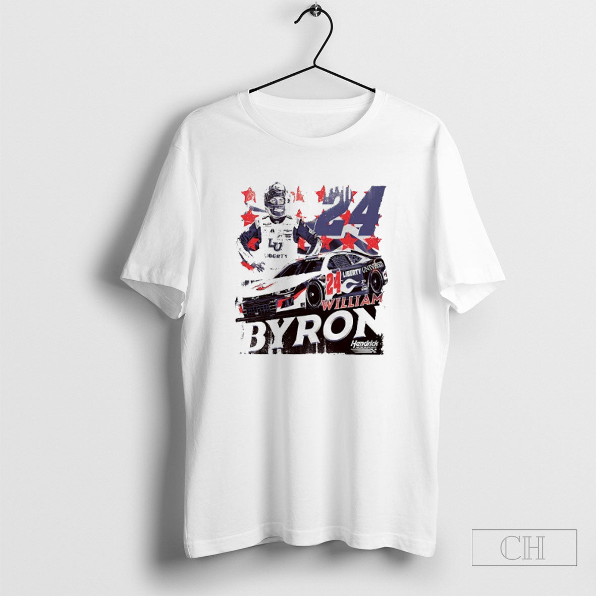 William Byron Hendrick Motorsports Liberty University Car Shirt
