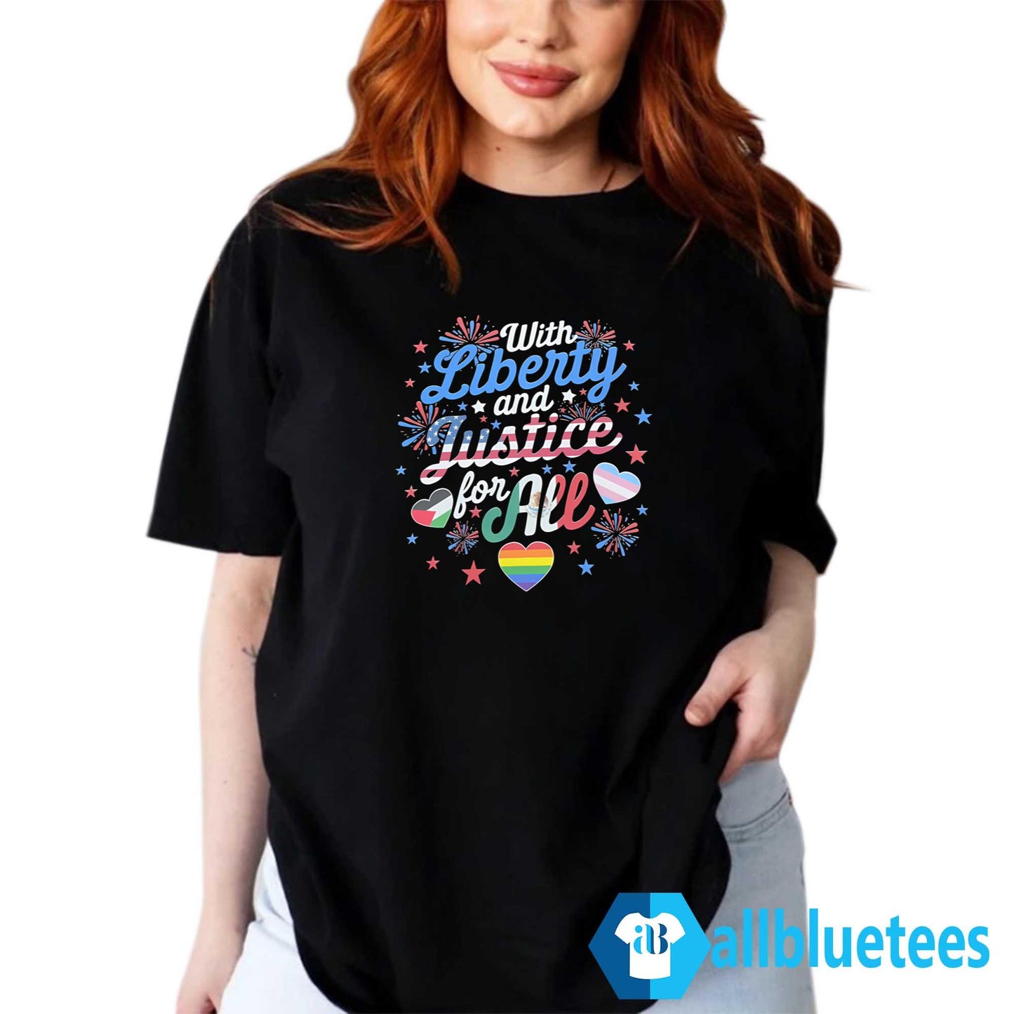 With Liberty And Justice For All T-Shirt