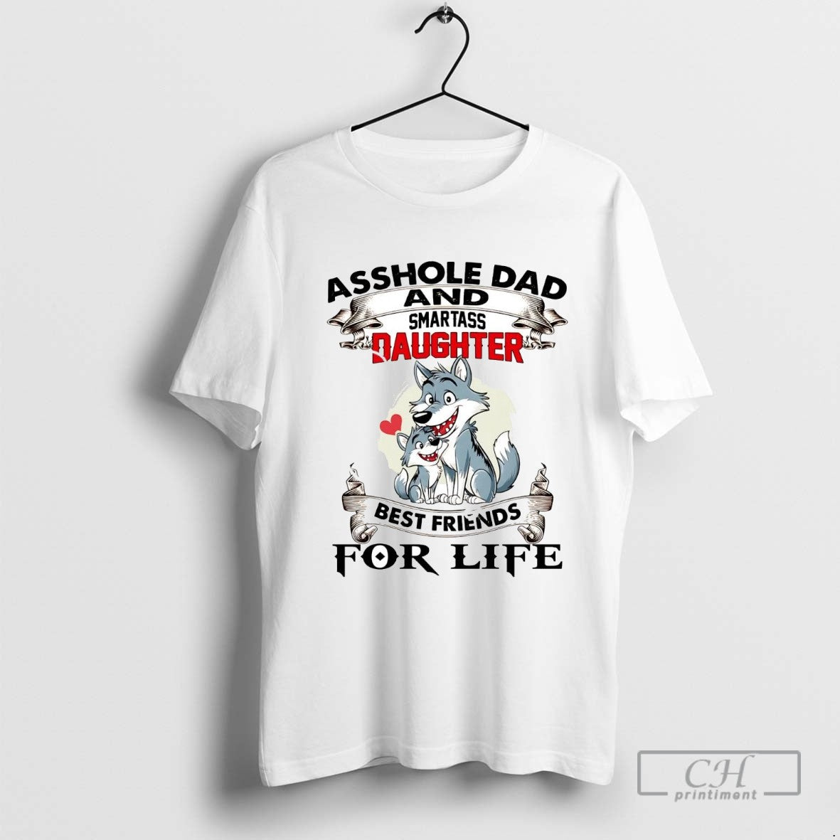 Wolf Asshole Dad And Smartass Daughter Best Friends