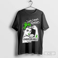 Womens Liver Cancer Warrior Awareness Ribbon Green T Shirt Sweater