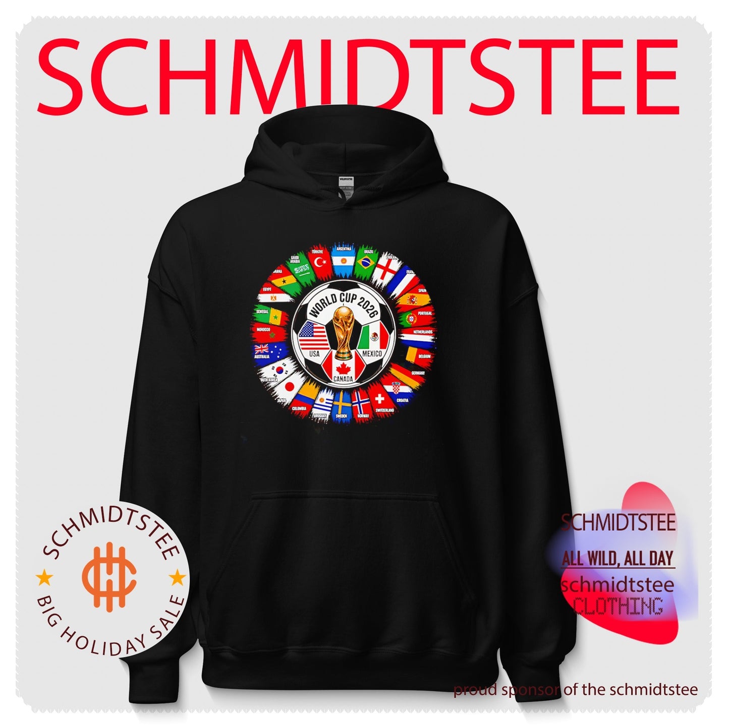 World Cup 2026 flags shirt