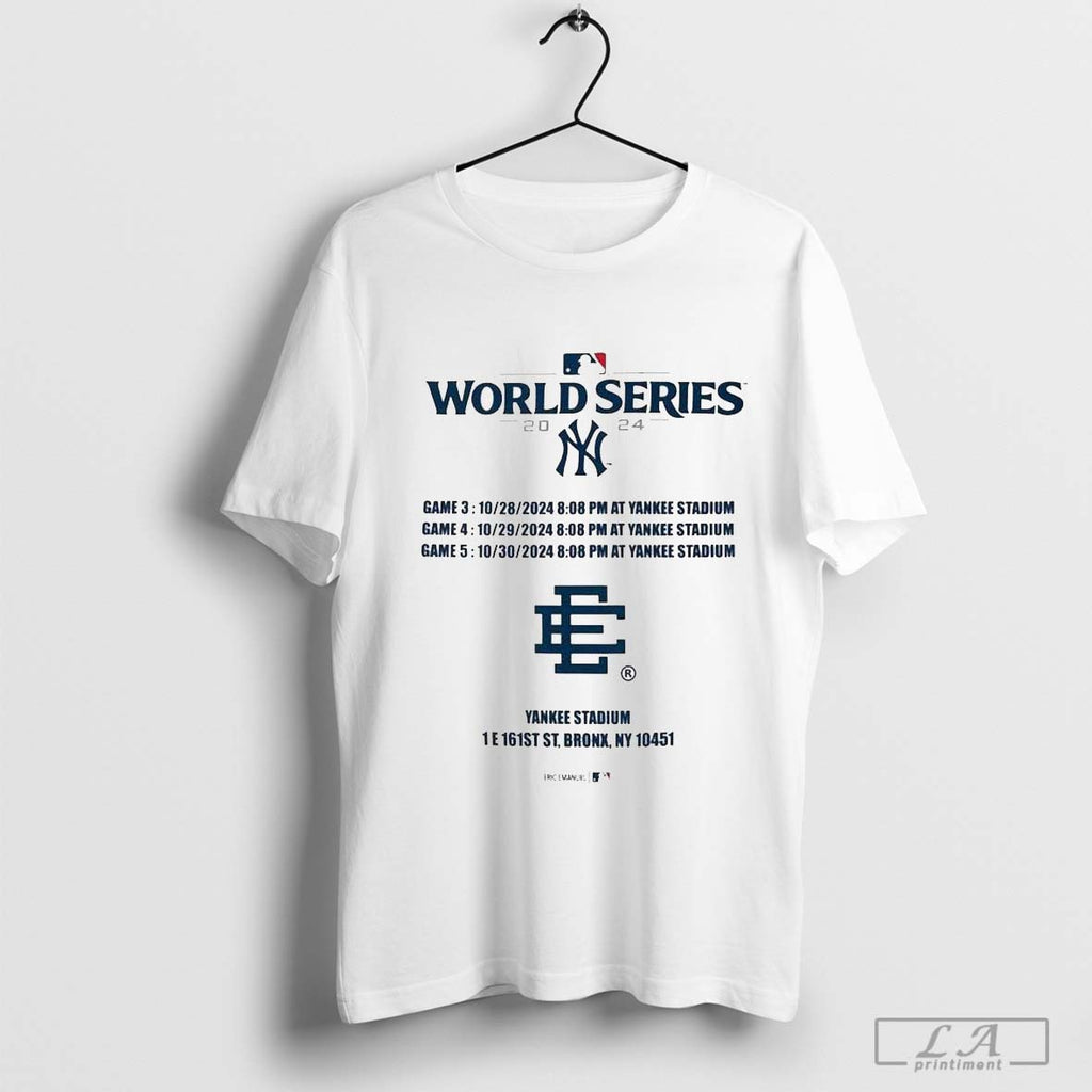World Series Mlb 2024 New York Yankees Game 3 Game 4 Game 5 At Yankee Stadium Poster