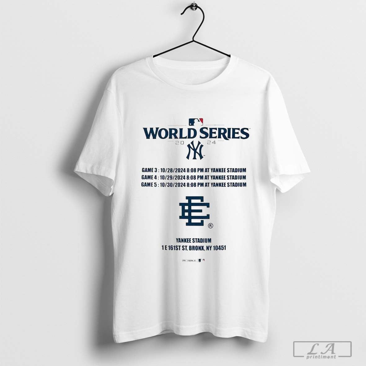 World Series Mlb 2024 New York Yankees Game 3 Game 4 Game 5 At Yankee Stadium Poster