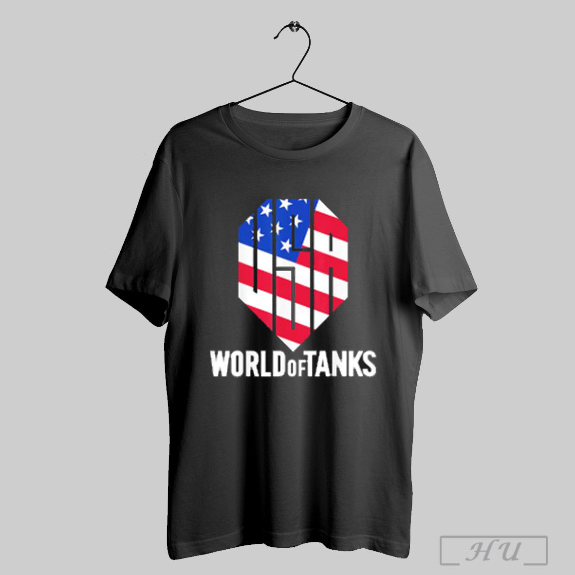World Of Tanks 4th Of July Usa Shield T Shirt
