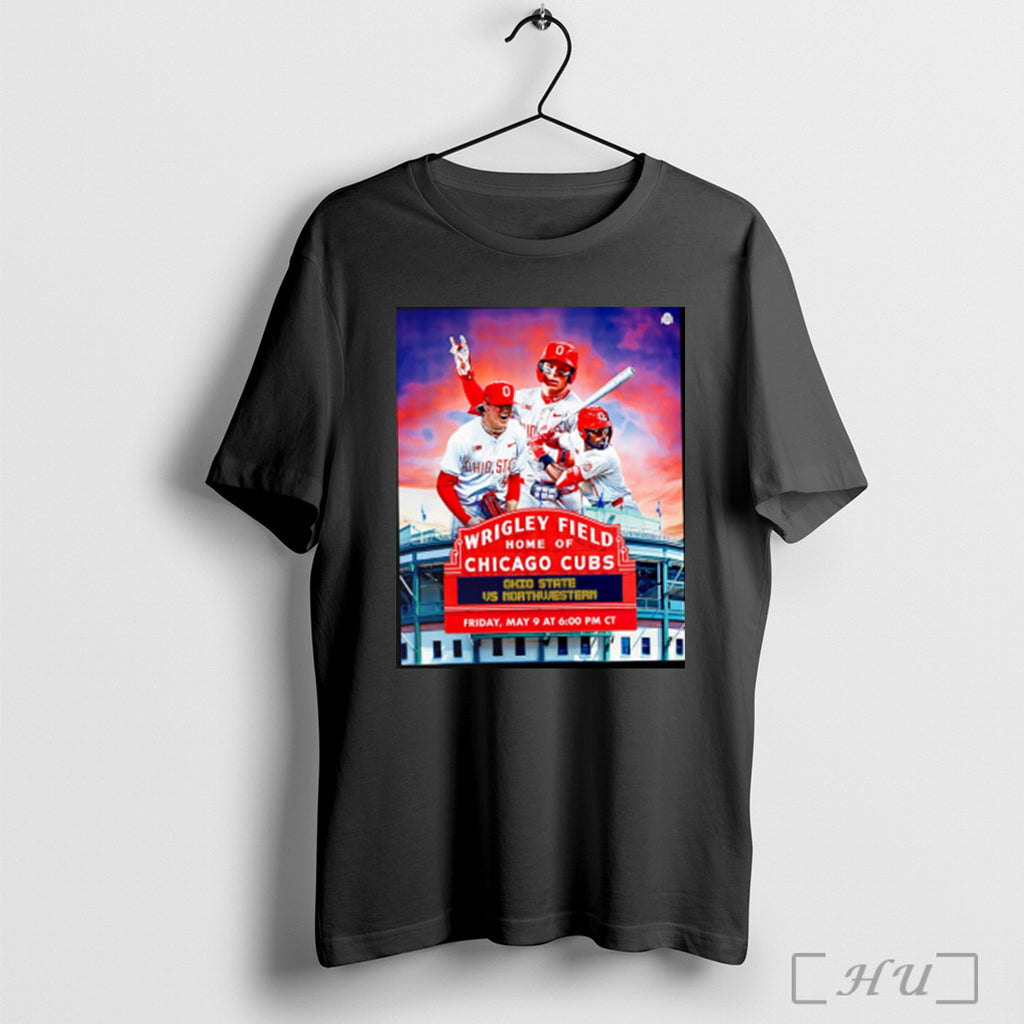 Wrigley Field Home Of Chicago Cubs Ohio State Vs Northwestern T Shirt