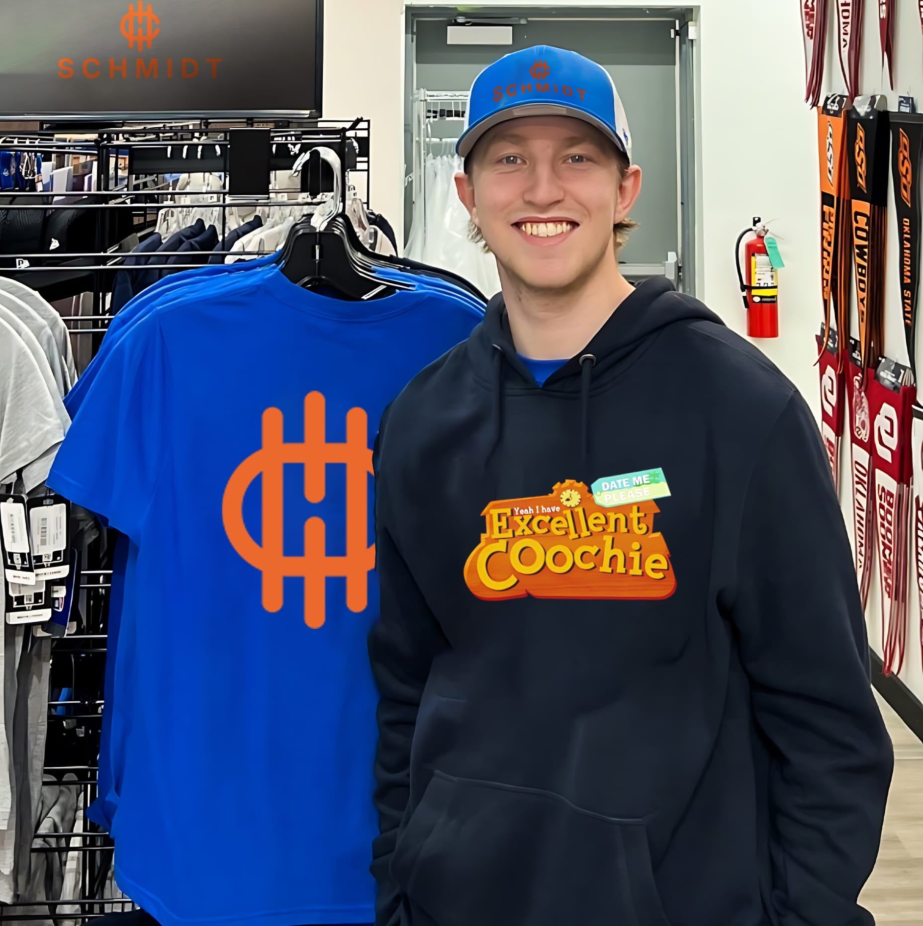 Yeah I have excellent coochie date me please graphic shirt