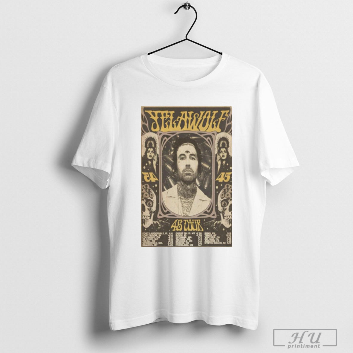Yelawolf 45 Tour 2025 T Shirt