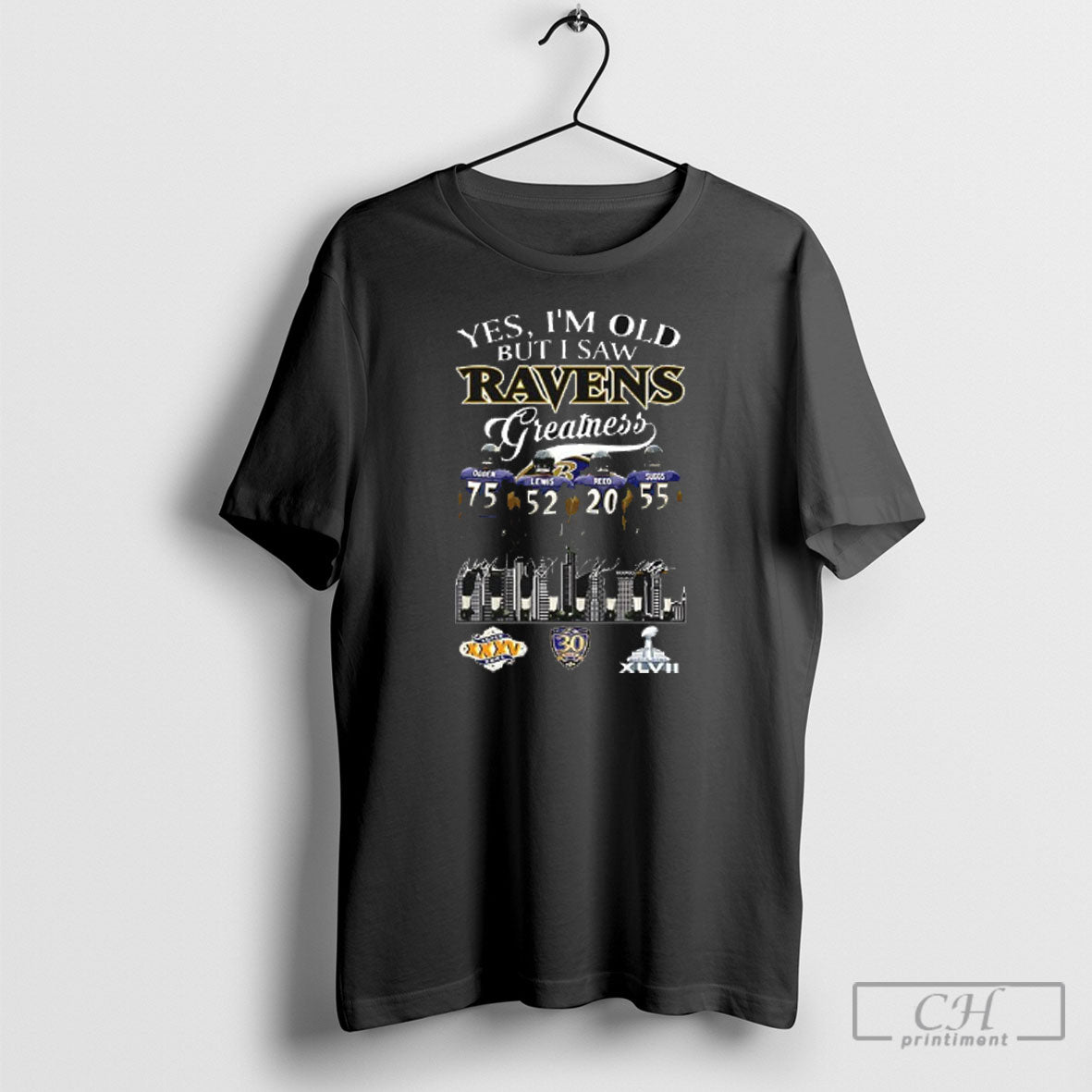 Yes Im Old But I Saw Ravens Greatness Players Signatures Shirt Sweater