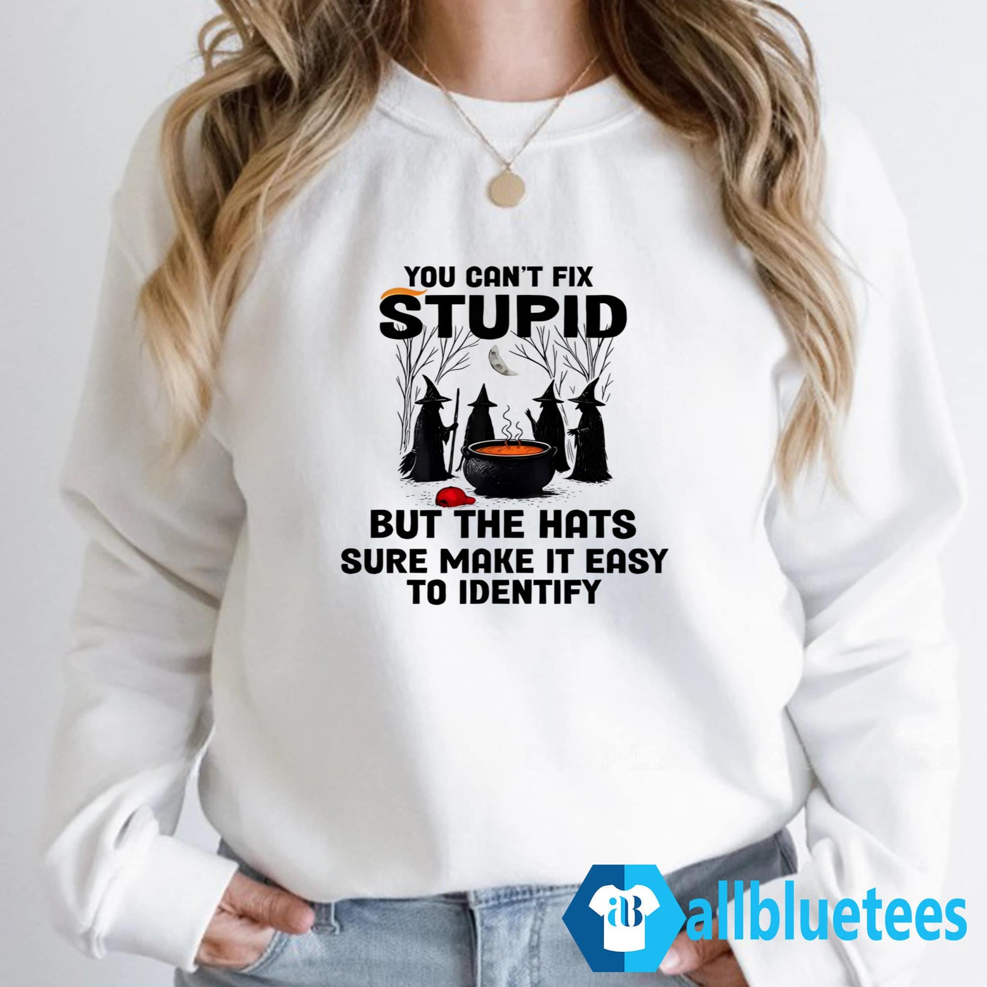 You Can’t Fix Stupid But The Hats Sure Make It Easy To Identify T-Shirt