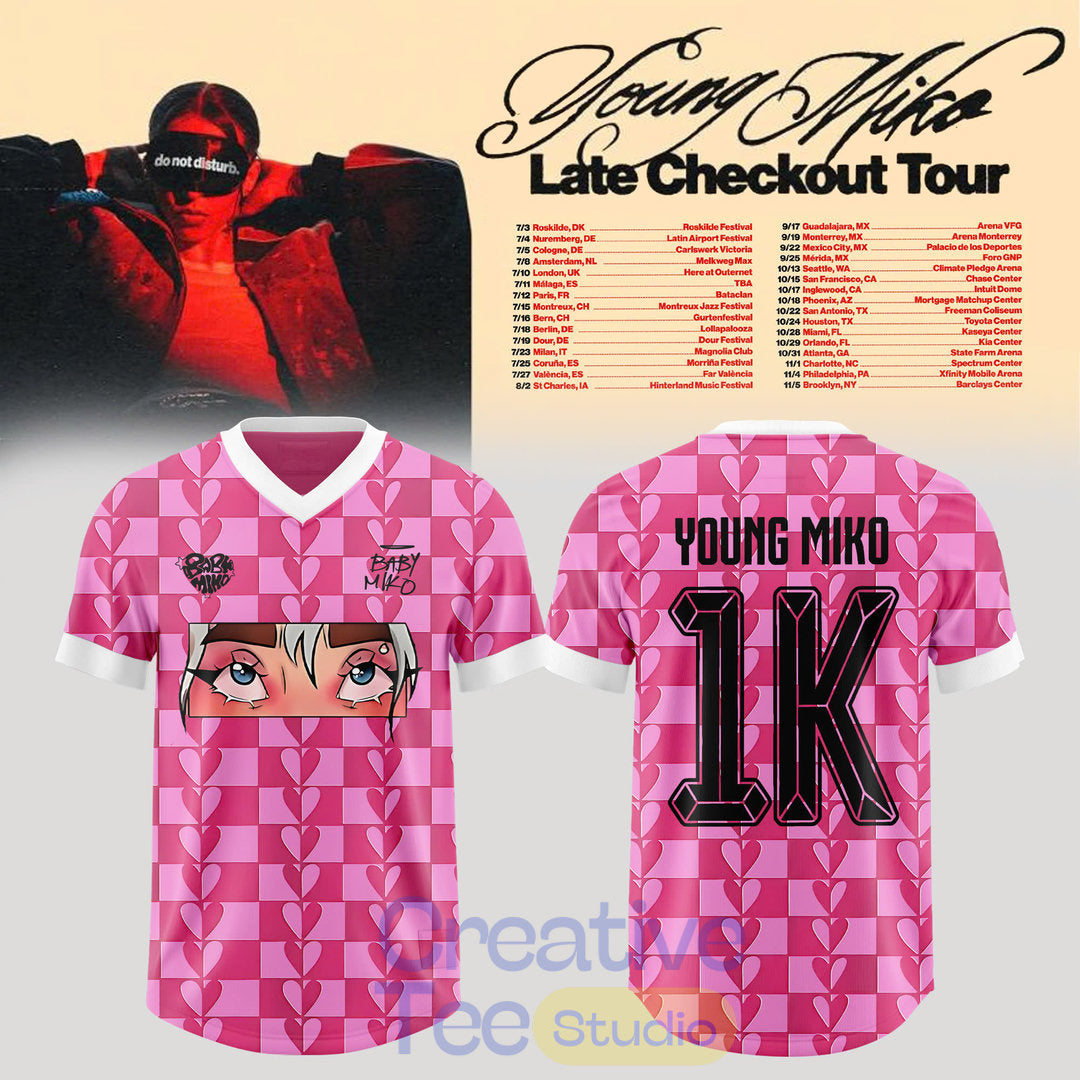 Young Miko Late Checkout Tour 2026 Special Football Jersey