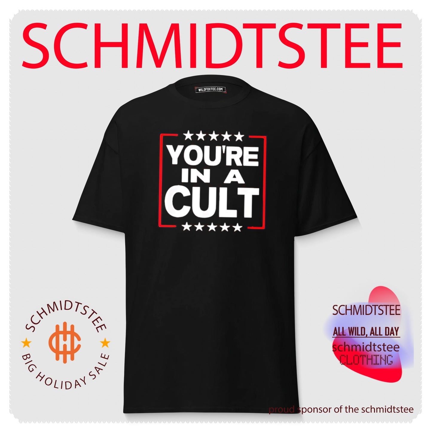 You’re in a cult satirical political statement stars shirt