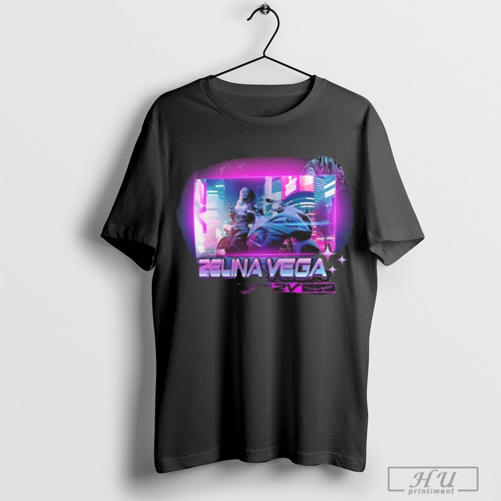Zelina Vega Neon Style T Shirt