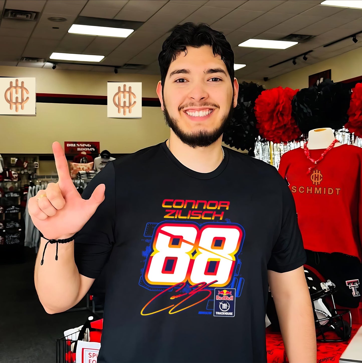 Zilisch Trackhouse 88 Red Bull This Rookie Can Fly signature shirt