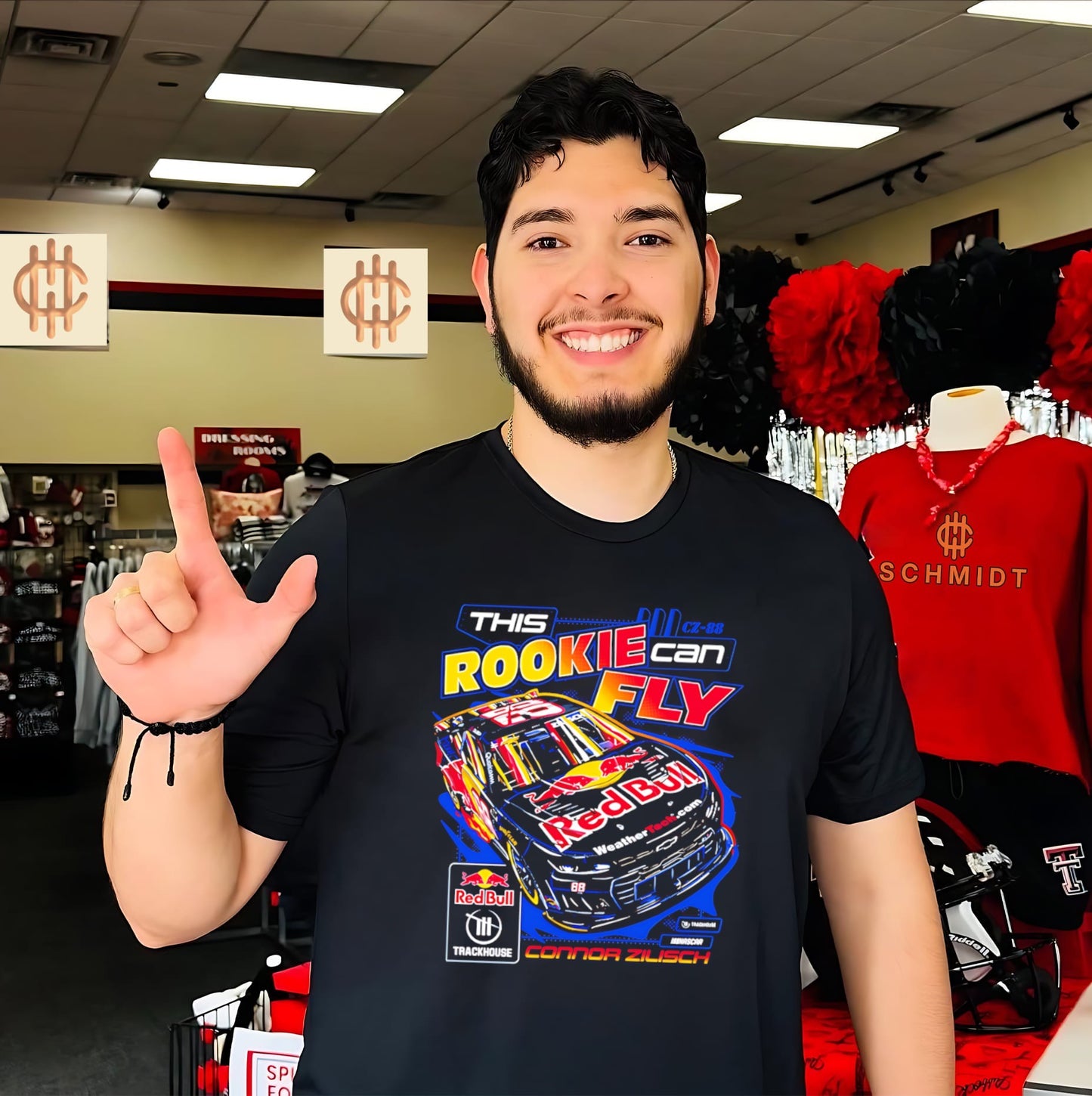 Zilisch Trackhouse 88 Red Bull This Rookie Can Fly shirt