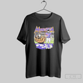Zombie Minnesota Viking Football Ship Retro Style T Shirt