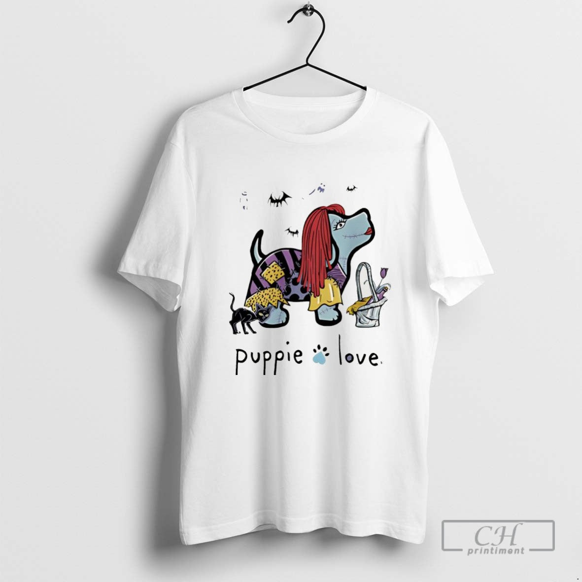 Zombie Skeleton Halloween Puppie Love Dog