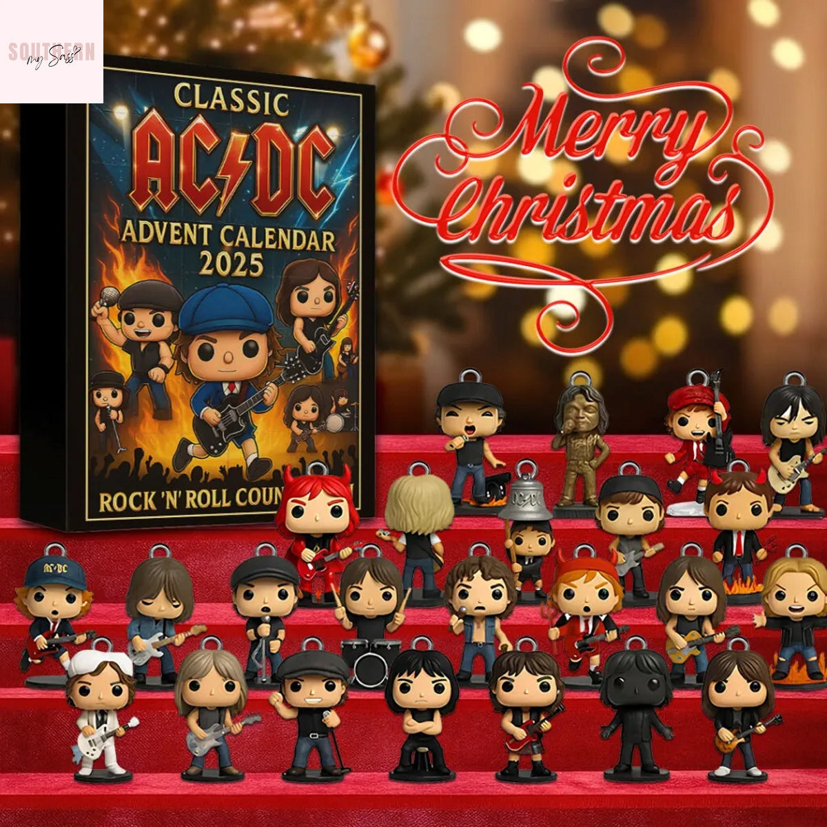 AC DC Rock N Roll Countdown 2025 Advent Calendar