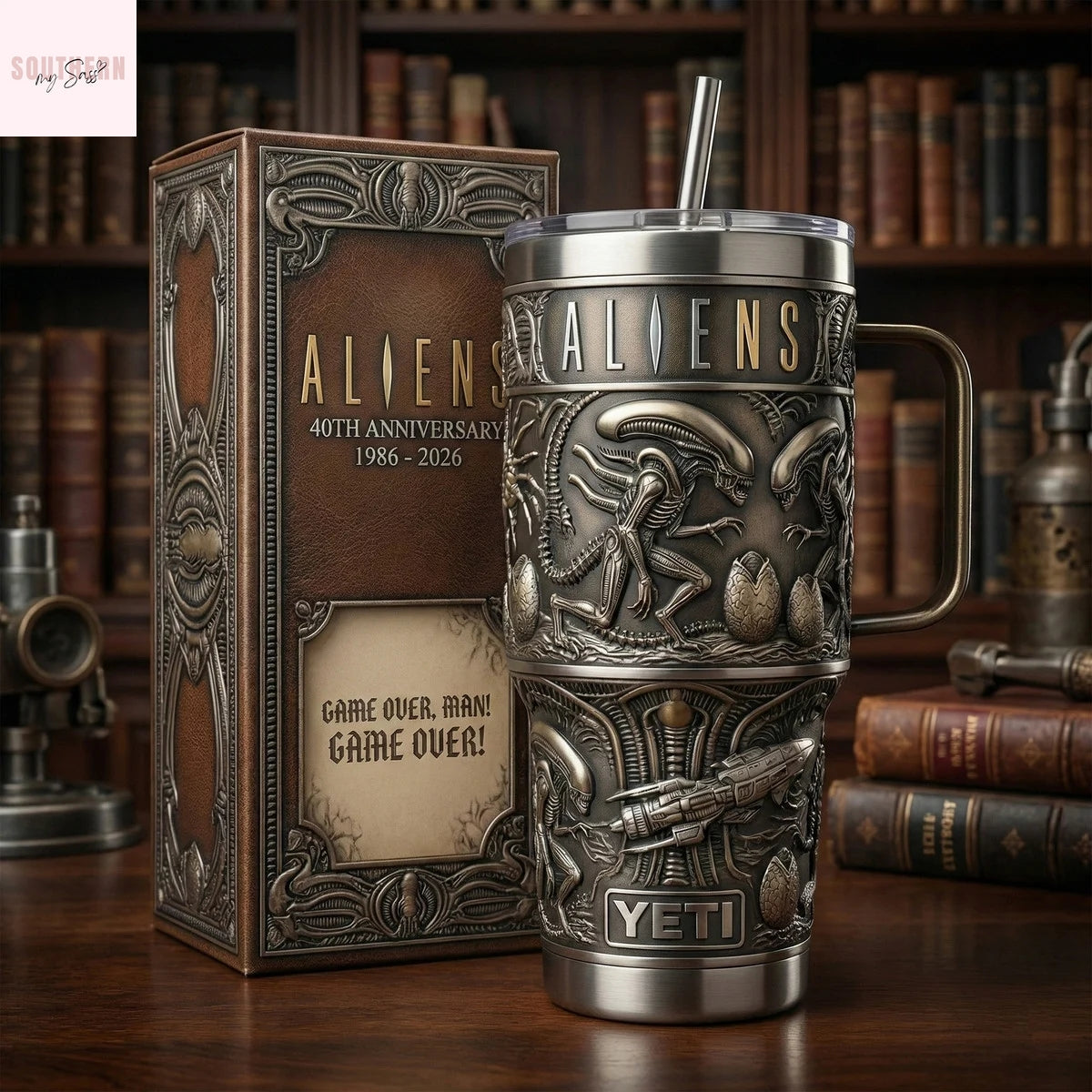 Aliens Game Over, Man Game Over Tumbler