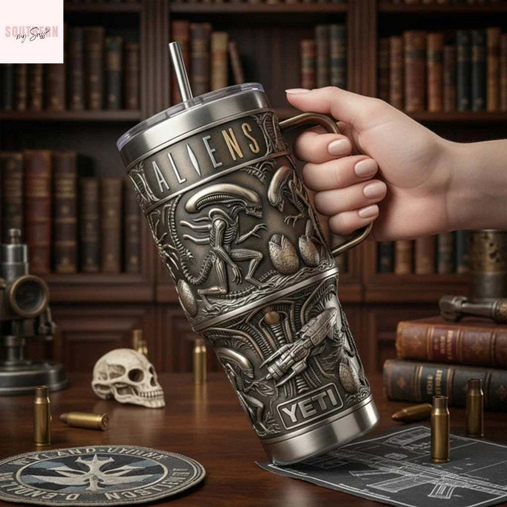 Aliens Game Over, Man Game Over Tumbler