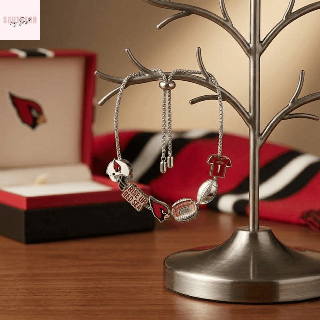Arizona Cardinals Charm Bracelet