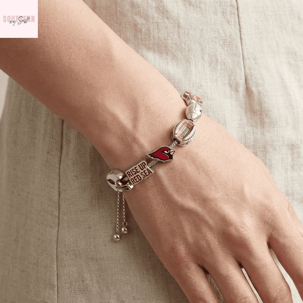 Arizona Cardinals Charm Bracelet