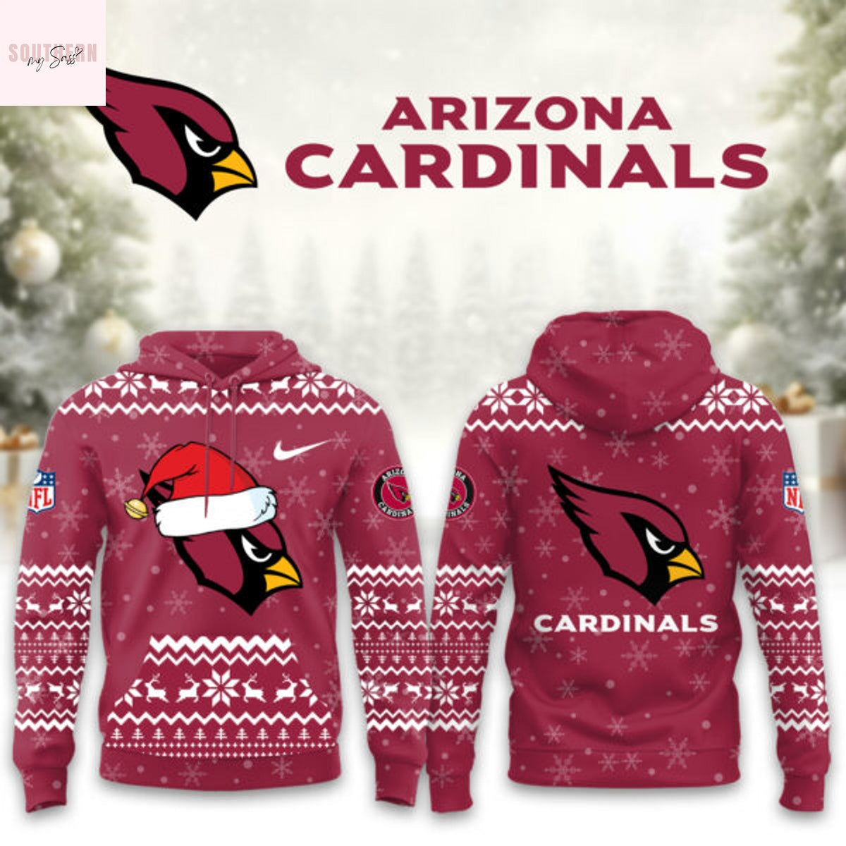 Arizona Cardinals Christmas 2025 Hoodie