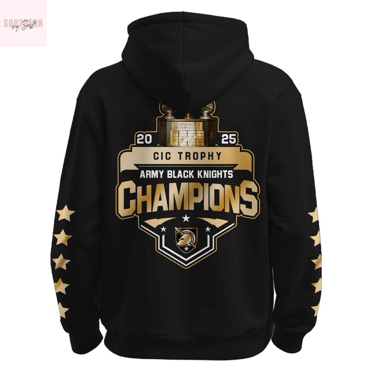 Army Black Knights CIC Trophy Champions 2025 Hoodie