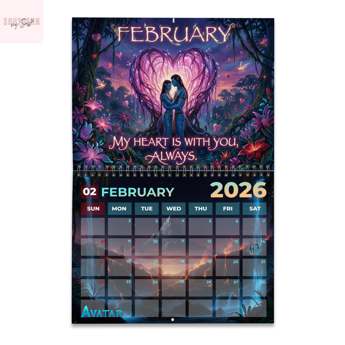 Avatar 2026 Wall Calendar