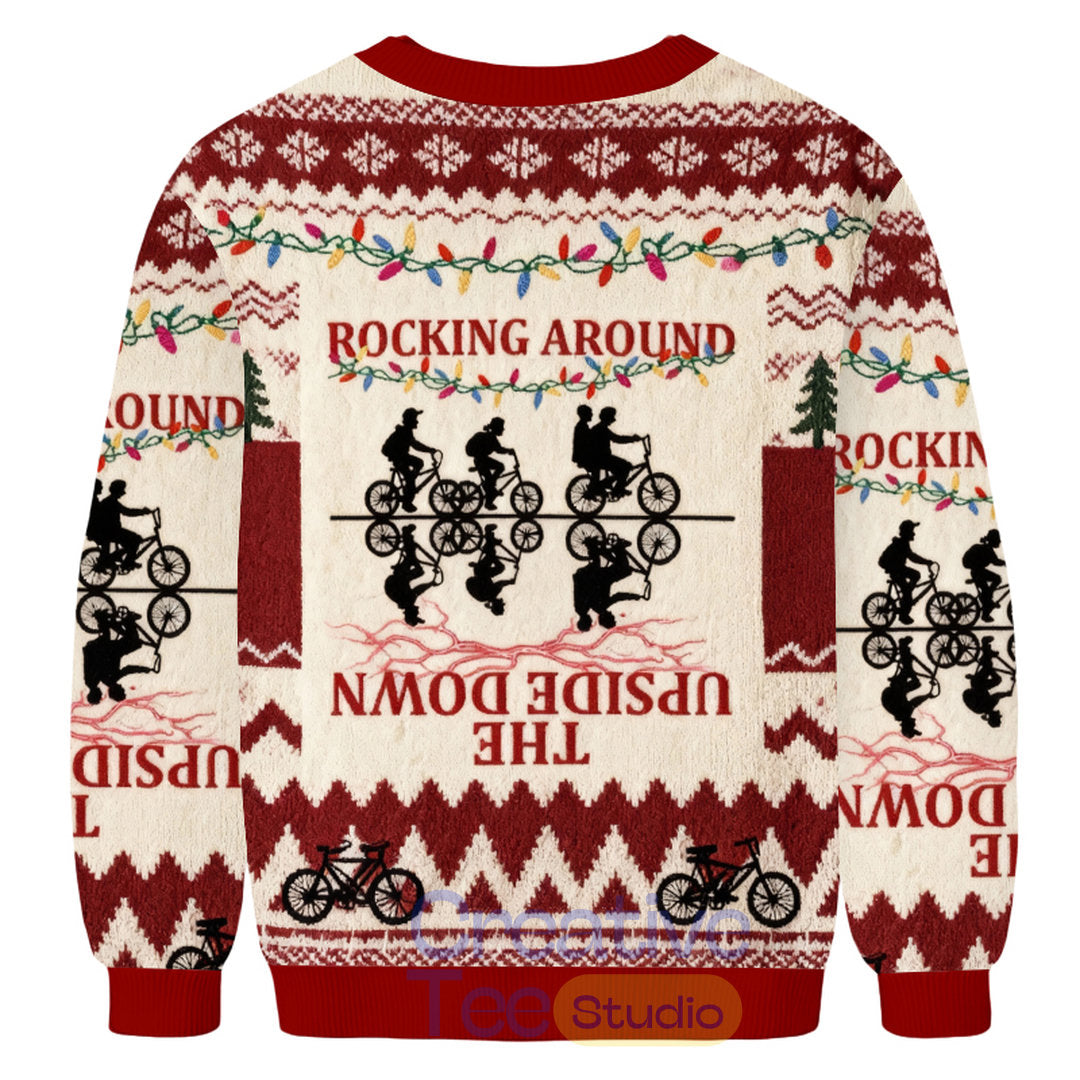 Rocking Around The Upside Down Ugly Christmas Sweater