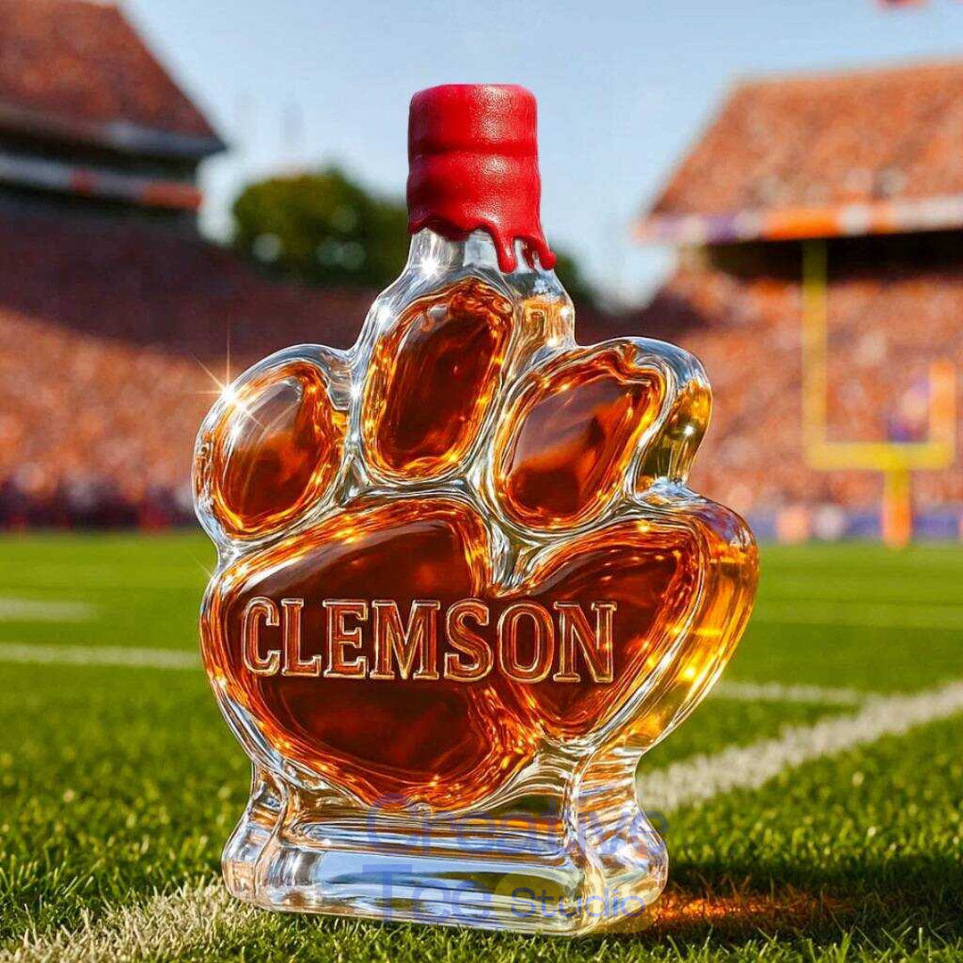 Clemson Tigers Whiskey Bottle – Limited Edition