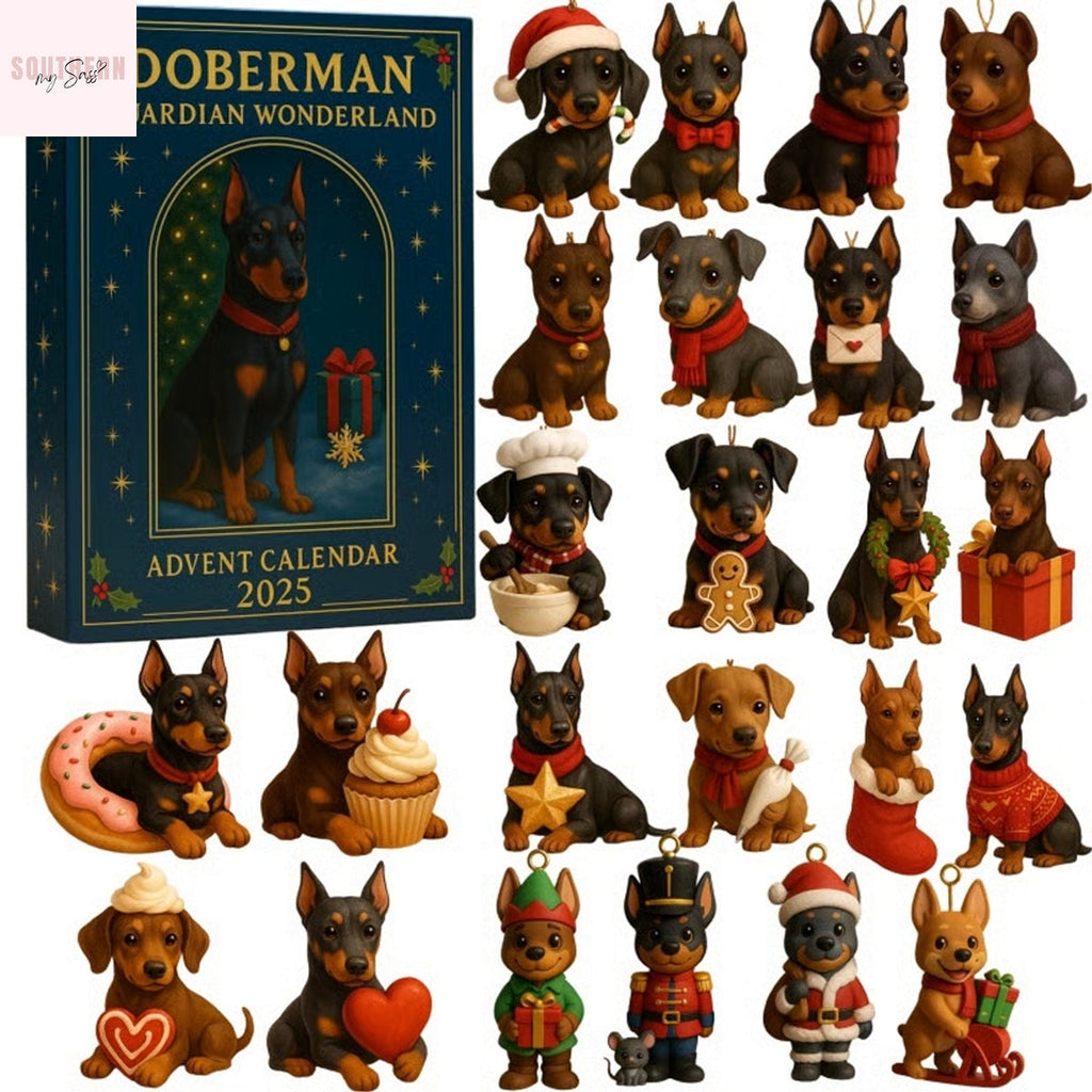 Doberman Guardian Wonderland Advent Calendar 2025