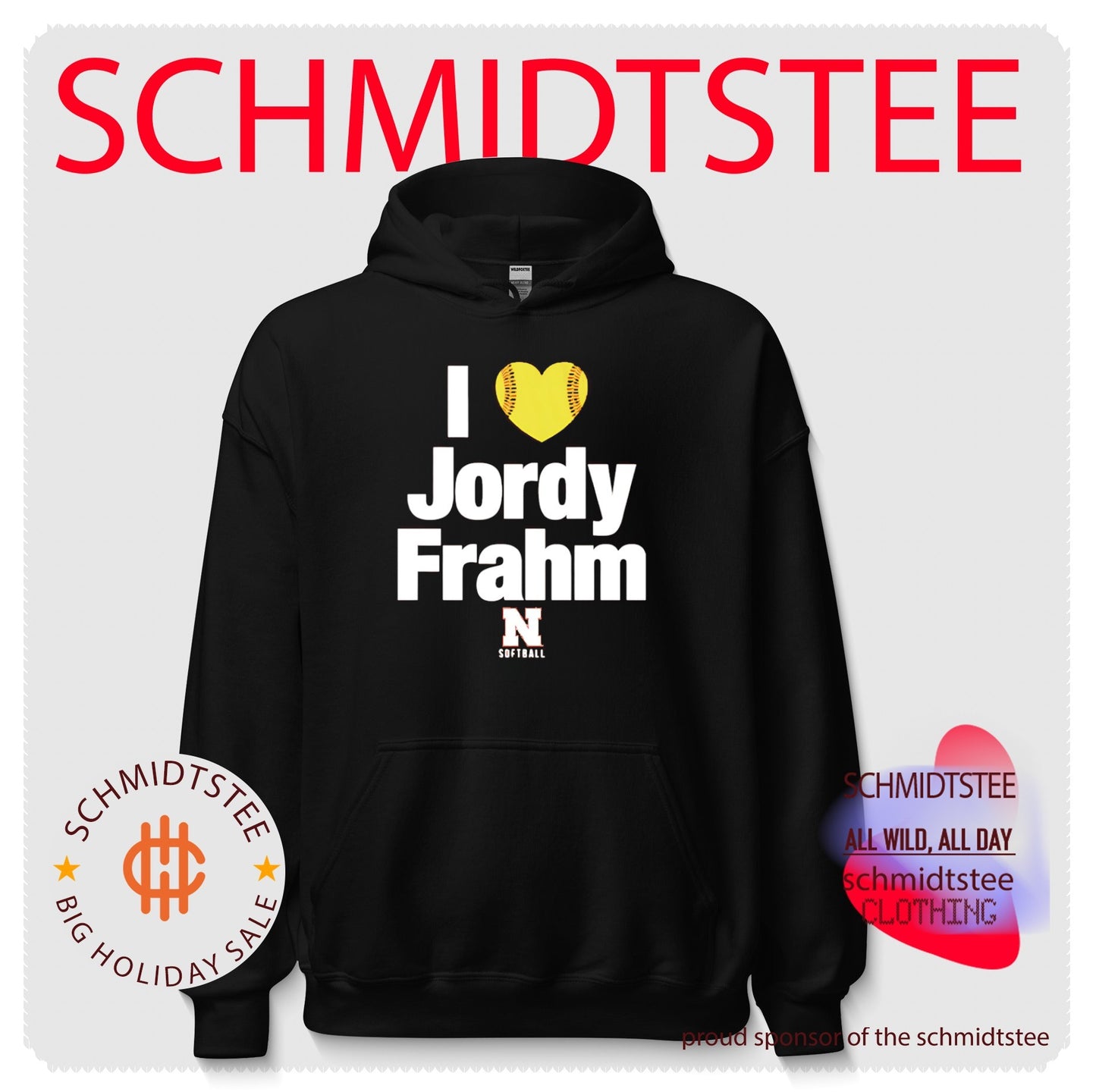I love Jordy Frahm Nebraska Softball shirt