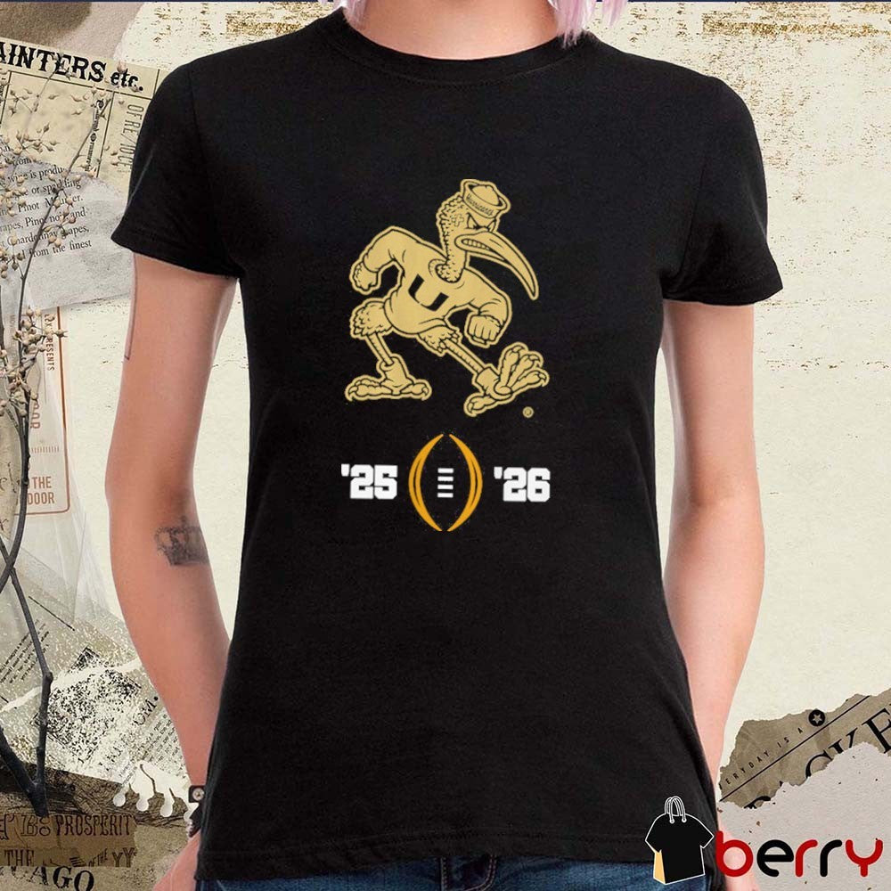 Miami Hurricanes Football 2025-26 College Football Playoff Mascot t-shirt
