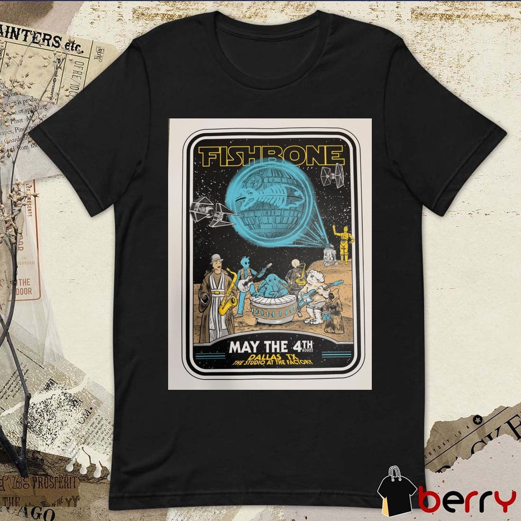 Fishbone May The 4Th 2026 Dallas TX The Studio At The Factory Poster t-shirt