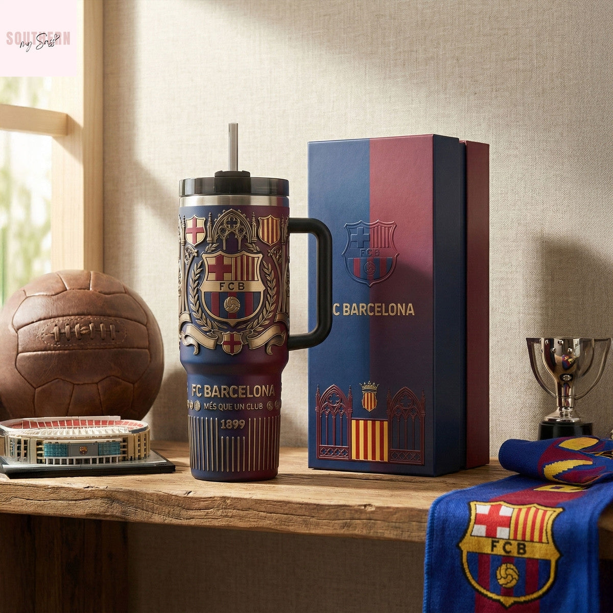 FC Barcelona Mes Que Un Club Tumbler