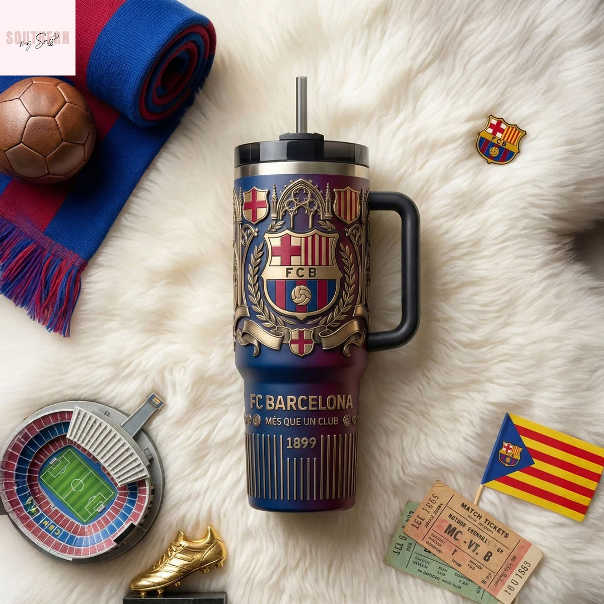 FC Barcelona Mes Que Un Club Tumbler