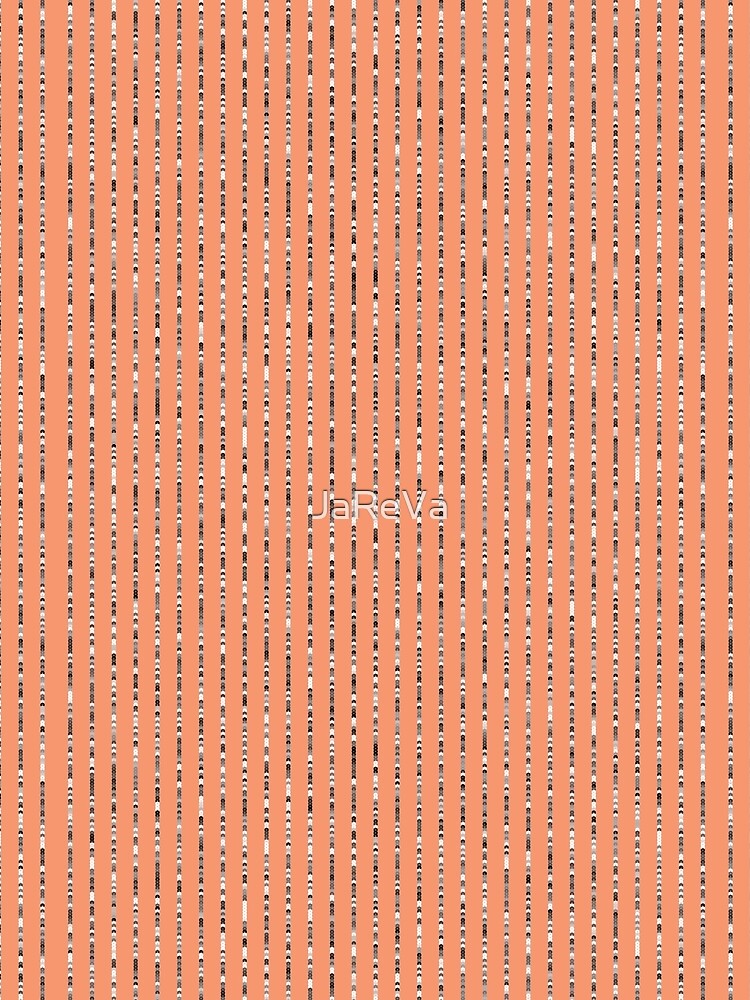Printed image of silver sequins - vertical stripes on orange background by JaReVa