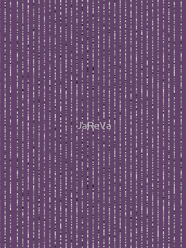Printed image of silver sequins - vertical stripes on violet background by JaReVa