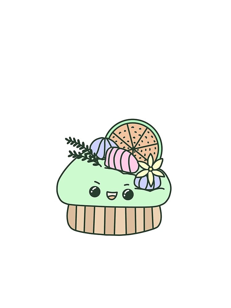 smiling cupcake by Leiliane-Sherer