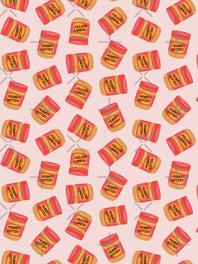 peanut butter jars - pink by littlearrow