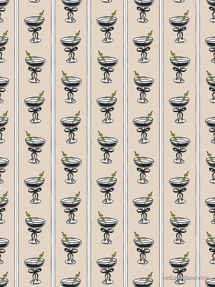 Olive Martini Stripe by redwoodandvine