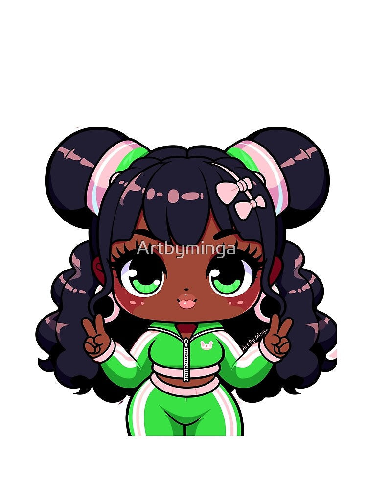 Art By Minga Kawaii Girl Angie by Artbyminga