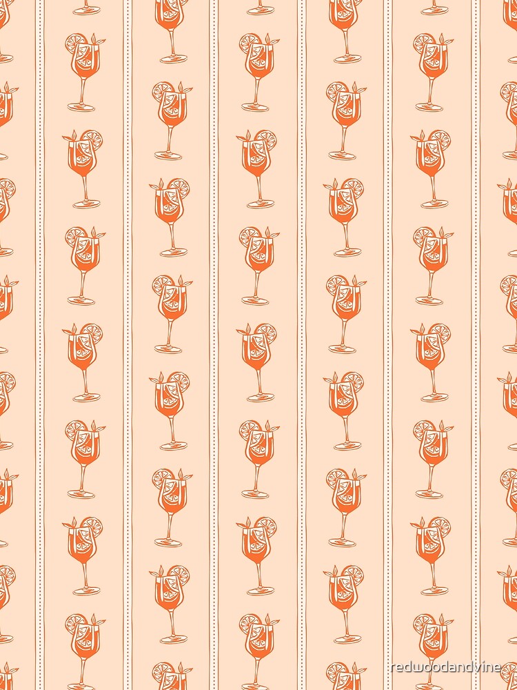 Spritz Stripe - Orange by redwoodandvine
