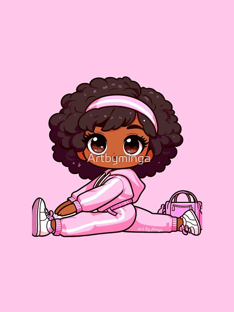 Art By Minga Kawaii Girl Sweet Ashley by Artbyminga