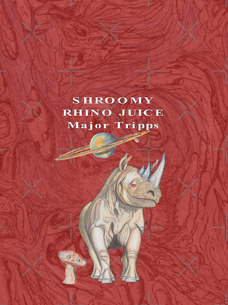 Crash of Rhinos Major Tripps Shroomy Rhino Juice Novelty by AJLeibengeist