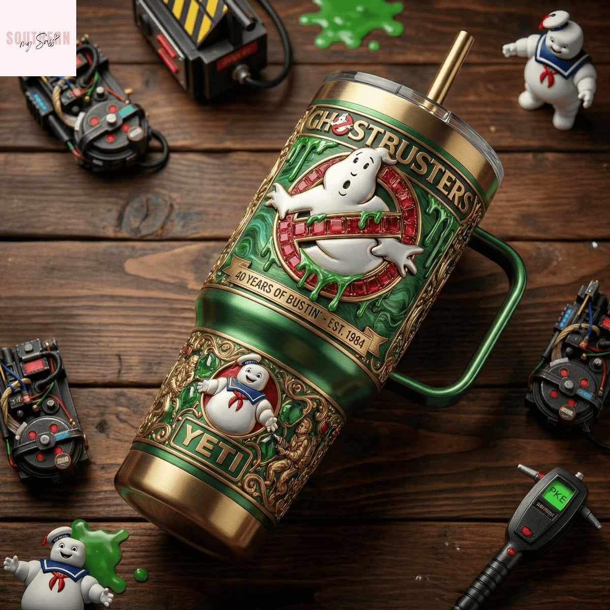 Ghostbusters 40 Years Of Bustin Tumbler
