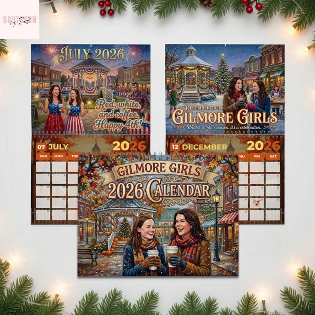 Gilmore Girls 2026 Wall Calendar
